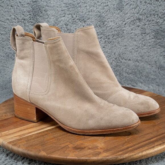 rag & bone Shoes - Rag & Bone Walker Women Comfortable Boots Tan Suede Size 7.5 Eu 38.5